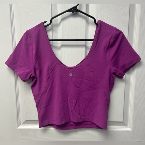 lululemon athletica Tops - lululemon athletica Women's Scoop Neck Top in Magenta